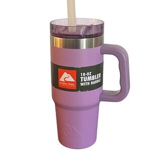 OZARK TRAIL LAVENDER TUMBLER WITH HANDLE